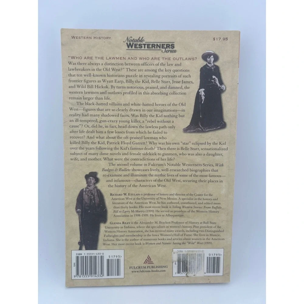 With Badges and Bullets Lawmen and Outlaws‎ in the Old West Book